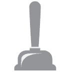 clogged-drainG50 plunger icon gray