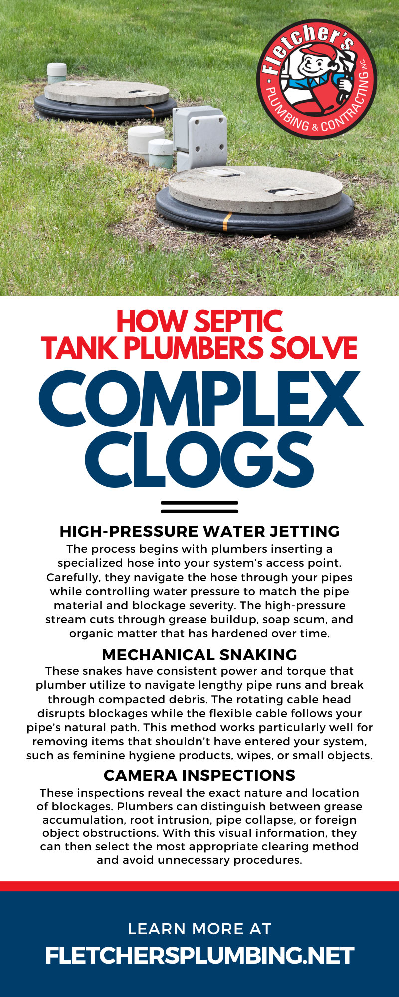 How Septic Tank Plumbers Solve Complex Clogs