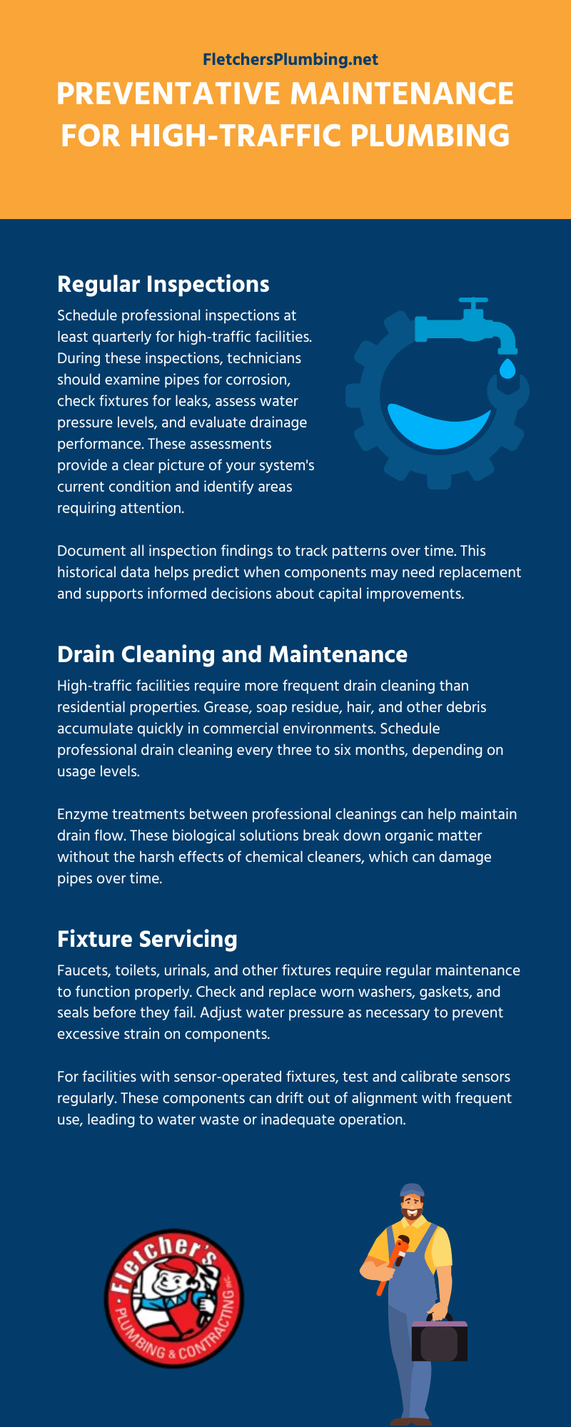 Preventative Maintenance for High-Traffic Plumbing